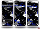 Abstract 02 Blue Decal Style Vinyl Skin - fits Apple iPod Touch 5G (IPOD NOT INCLUDED)