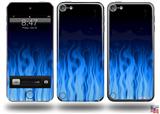 Fire Blue Decal Style Vinyl Skin - fits Apple iPod Touch 5G (IPOD NOT INCLUDED)