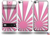 Rising Sun Japanese Flag Pink Decal Style Vinyl Skin - fits Apple iPod Touch 5G (IPOD NOT INCLUDED)