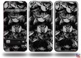 Skulls Confetti White Decal Style Vinyl Skin - fits Apple iPod Touch 5G (IPOD NOT INCLUDED)