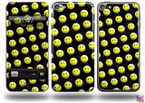 Smileys on Black Decal Style Vinyl Skin - fits Apple iPod Touch 5G (IPOD NOT INCLUDED)