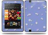 Snowflakes Decal Style Skin fits Amazon Kindle Fire HD 8.9 inch