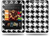 Houndstooth Black and White Decal Style Skin fits Amazon Kindle Fire HD 8.9 inch