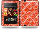 Wavey Red Decal Style Skin fits Amazon Kindle Fire HD 8.9 inch