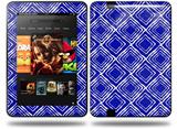 Wavey Royal Blue Decal Style Skin fits Amazon Kindle Fire HD 8.9 inch