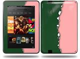 Ripped Colors Green Pink Decal Style Skin fits Amazon Kindle Fire HD 8.9 inch