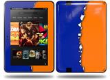 Ripped Colors Blue Orange Decal Style Skin fits Amazon Kindle Fire HD 8.9 inch