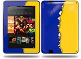 Ripped Colors Blue Yellow Decal Style Skin fits Amazon Kindle Fire HD 8.9 inch