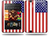 USA American Flag 01 Decal Style Skin fits Amazon Kindle Fire HD 8.9 inch
