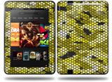 HEX Mesh Camo 01 Yellow Decal Style Skin fits Amazon Kindle Fire HD 8.9 inch