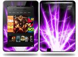 Lightning Purple Decal Style Skin fits Amazon Kindle Fire HD 8.9 inch
