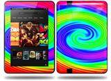 Rainbow Swirl Decal Style Skin fits Amazon Kindle Fire HD 8.9 inch
