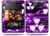 Radioactive Purple Decal Style Skin fits Amazon Kindle Fire HD 8.9 inch