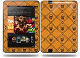 Halloween Skull and Bones Decal Style Skin fits Amazon Kindle Fire HD 8.9 inch