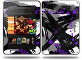 Abstract 02 Purple Decal Style Skin fits Amazon Kindle Fire HD 8.9 inch