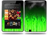 Fire Green Decal Style Skin fits Amazon Kindle Fire HD 8.9 inch