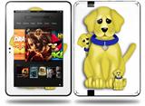 Puppy Dogs on White Decal Style Skin fits Amazon Kindle Fire HD 8.9 inch