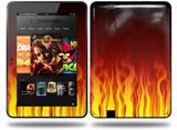 Fire on Black Decal Style Skin fits Amazon Kindle Fire HD 8.9 inch