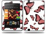 Butterflies Pink Decal Style Skin fits Amazon Kindle Fire HD 8.9 inch