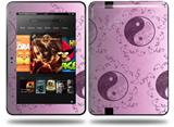 Feminine Yin Yang Purple Decal Style Skin fits Amazon Kindle Fire HD 8.9 inch