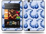 Petals Blue Decal Style Skin fits Amazon Kindle Fire HD 8.9 inch