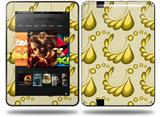 Petals Yellow Decal Style Skin fits Amazon Kindle Fire HD 8.9 inch