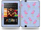 Flamingos on Blue Decal Style Skin fits Amazon Kindle Fire HD 8.9 inch