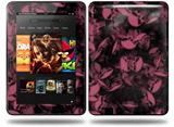 Skulls Confetti Pink Decal Style Skin fits Amazon Kindle Fire HD 8.9 inch