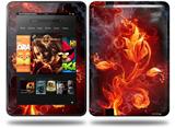Fire Flower Decal Style Skin fits Amazon Kindle Fire HD 8.9 inch