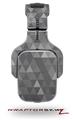 Triangle Mosaic Gray Decal Style Skin (fits Tritton AX Pro Gaming Headphones - HEADPHONES NOT INCLUDED) 