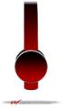 Smooth Fades Red Black Decal Style Skin (fits Sol Republic Tracks Headphones - HEADPHONES NOT INCLUDED) 