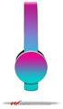 Smooth Fades Neon Teal Hot Pink Decal Style Skin (fits Sol Republic Tracks Headphones - HEADPHONES NOT INCLUDED) 