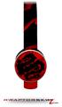 Oriental Dragon Black on Red Decal Style Skin (fits Sol Republic Tracks Headphones - HEADPHONES NOT INCLUDED) 