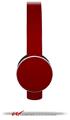Solids Collection Red Dark Decal Style Skin (fits Sol Republic Tracks Headphones - HEADPHONES NOT INCLUDED) 