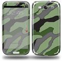 Camouflage Green - Decal Style Skin (fits Samsung Galaxy S III S3)
