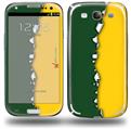Ripped Colors Green Yellow - Decal Style Skin (fits Samsung Galaxy S III S3)
