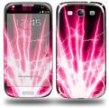 Lightning Pink - Decal Style Skin (fits Samsung Galaxy S III S3)