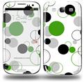Lots of Dots Green on White - Decal Style Skin (fits Samsung Galaxy S III S3)