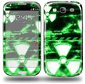 Radioactive Green - Decal Style Skin (fits Samsung Galaxy S III S3)