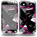 Abstract 02 Pink - Decal Style Skin (fits Samsung Galaxy S III S3)