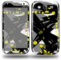 Abstract 02 Yellow - Decal Style Skin (fits Samsung Galaxy S III S3)