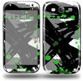 Abstract 02 Green - Decal Style Skin (fits Samsung Galaxy S III S3)