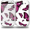 Butterflies Purple - Decal Style Skin (fits Samsung Galaxy S III S3)