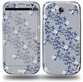 Victorian Design Blue - Decal Style Skin (fits Samsung Galaxy S III S3)
