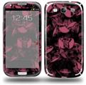 Skulls Confetti Pink - Decal Style Skin (fits Samsung Galaxy S III S3)
