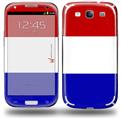 Red White and Blue - Decal Style Skin (fits Samsung Galaxy S III S3)