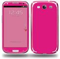 Solids Collection Fushia - Decal Style Skin (fits Samsung Galaxy S III S3)