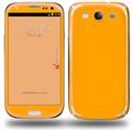 Solids Collection Orange - Decal Style Skin (fits Samsung Galaxy S III S3)