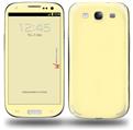 Solids Collection Yellow Sunshine - Decal Style Skin (fits Samsung Galaxy S III S3)