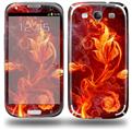 Fire Flower - Decal Style Skin (fits Samsung Galaxy S III S3)